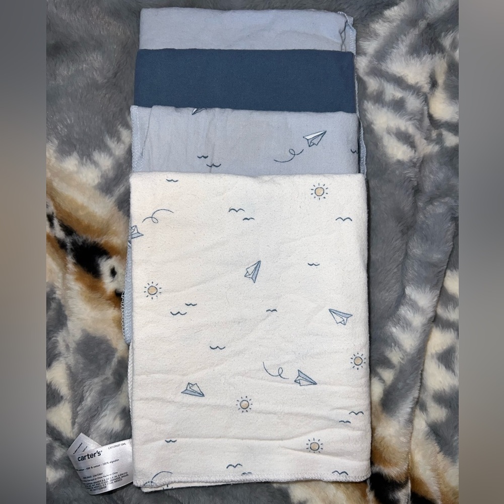 Carter's Receiving Blankets Set of 4
